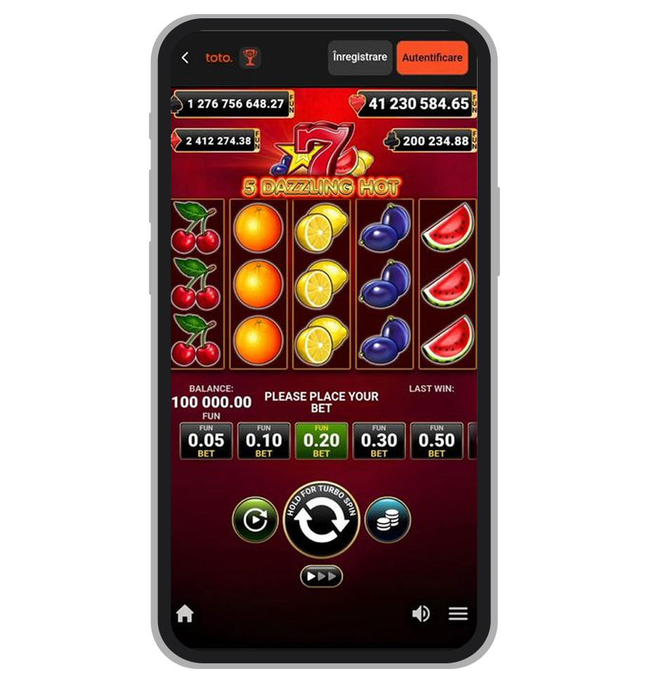 Joc demo 5 Dazzling Hot