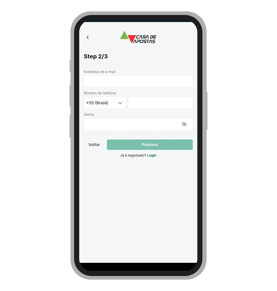 Informe os seus contatos