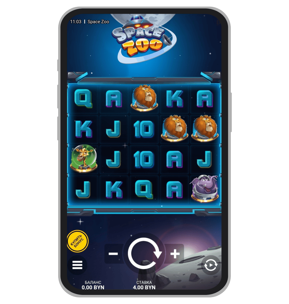 Видеослот Space Zoo