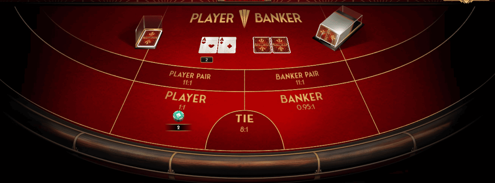 Baccarat от Gaming Corps, Макслайн