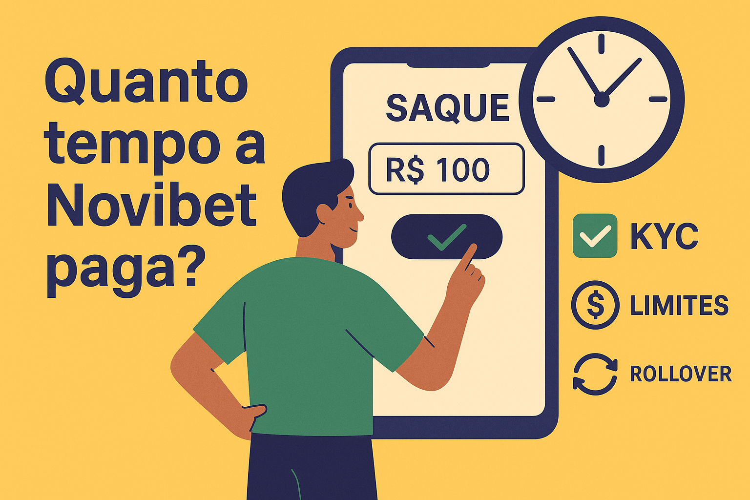 Quanto Tempo a Novibet paga?