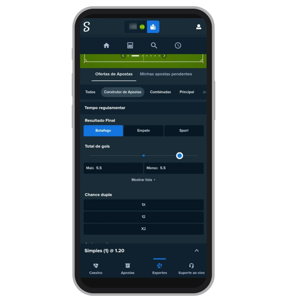 Construtor de apostas 