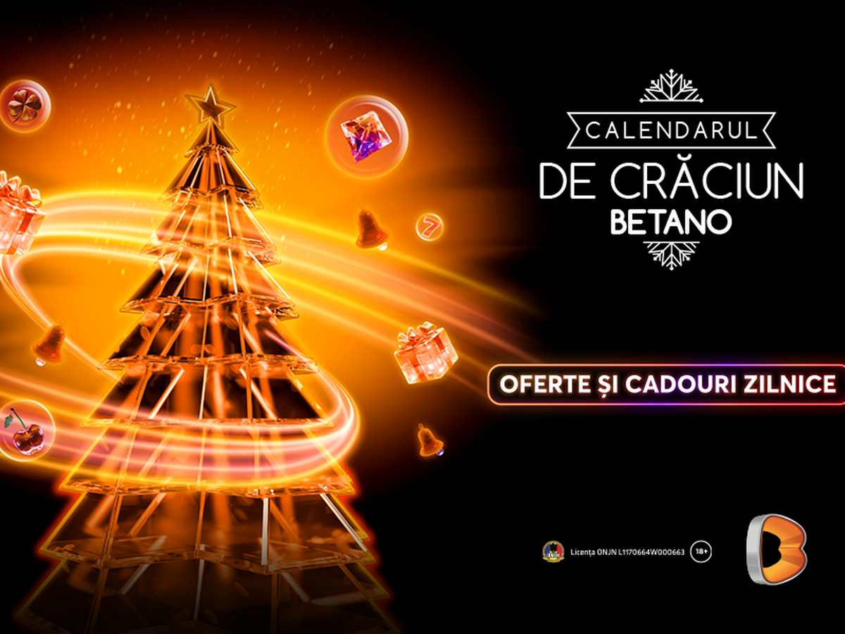 legalbet.ro: Dăm startul Calendarului de Crăciun Betano.