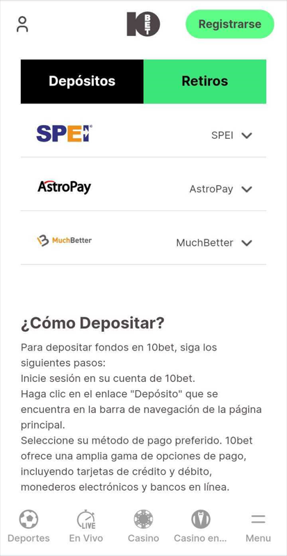 ¿Como depositar?