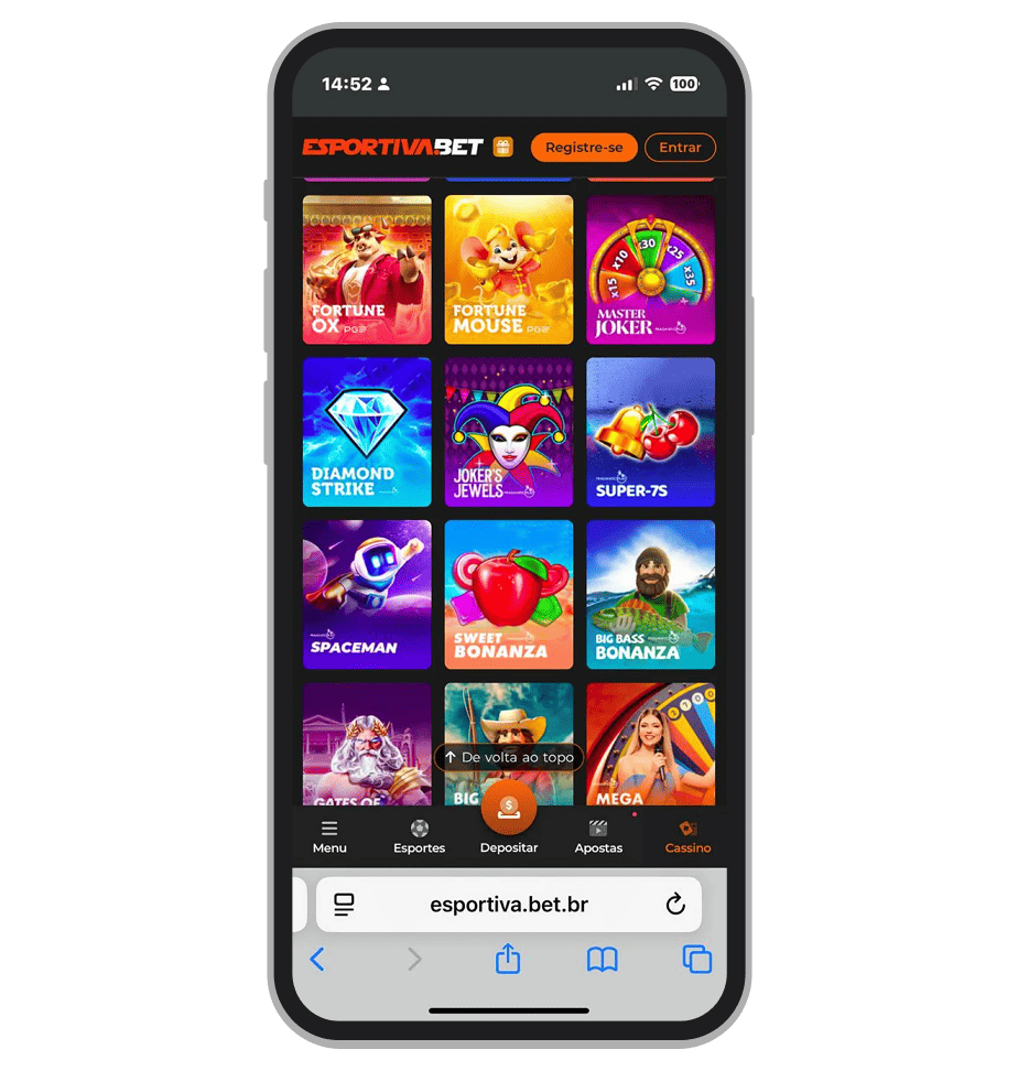 Jogos slot no cassino Esportiva.bet