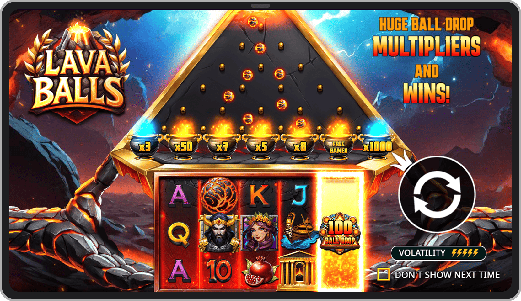 Intro screen