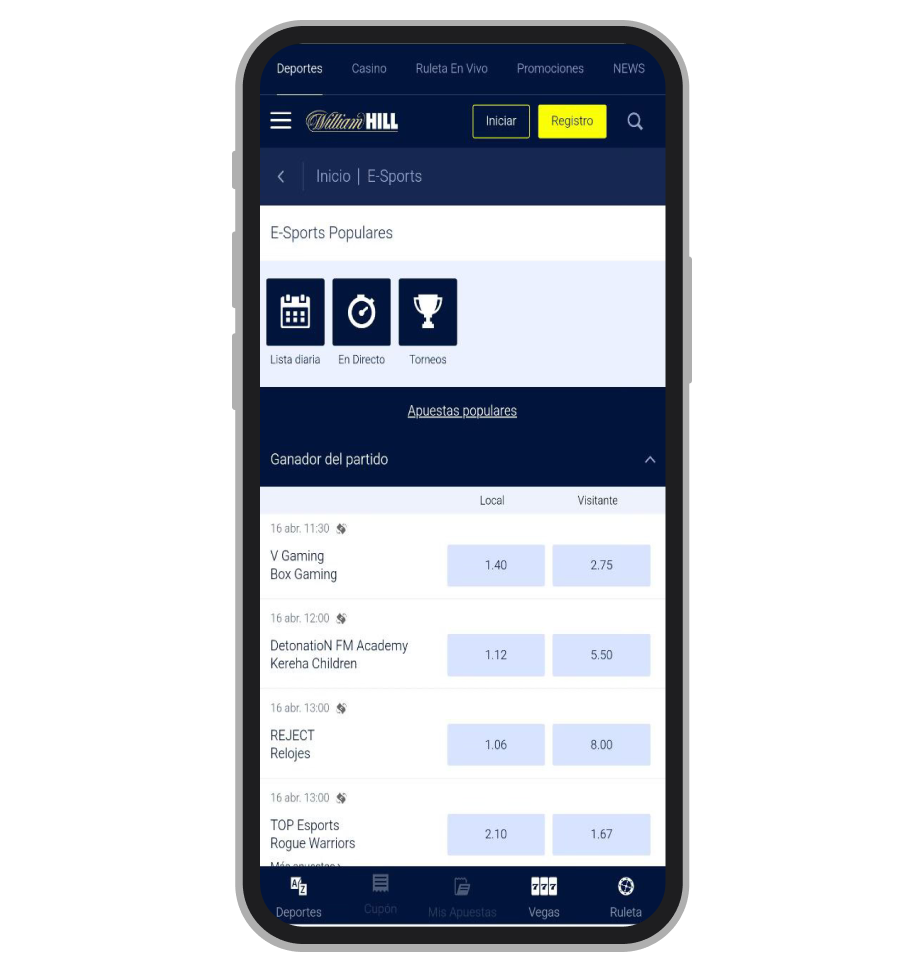 Esports. William Hill
