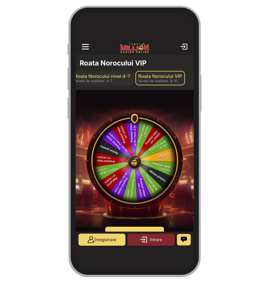 Roata Norocului pentru clienți fideli Million