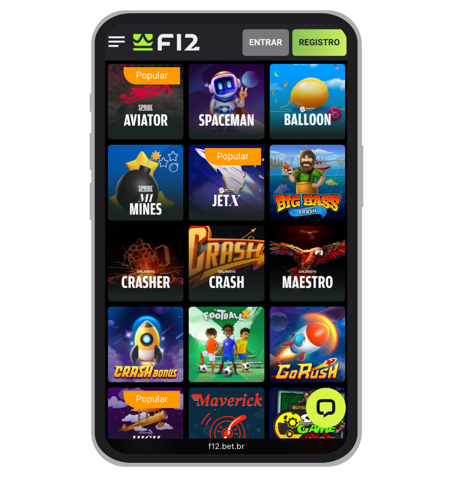 Catálogo de Crash Games