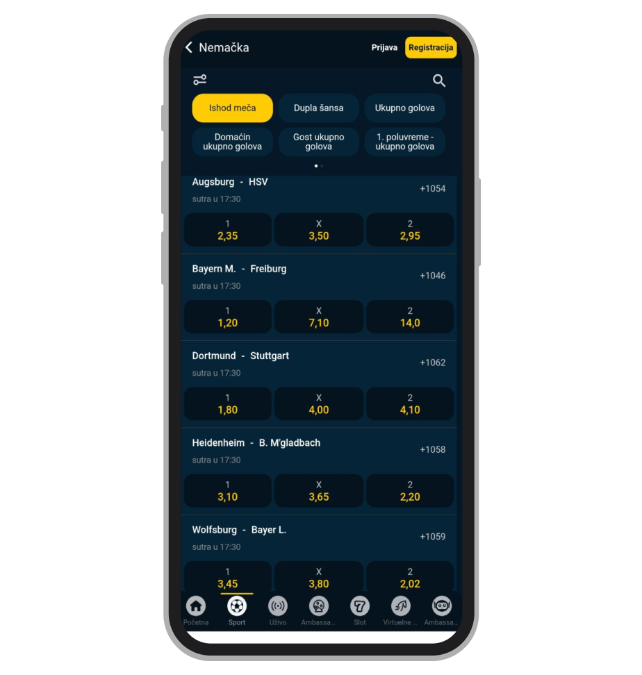Ponuda za Bundesligu