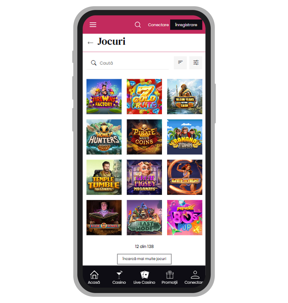 Păcănele Relax Gaming