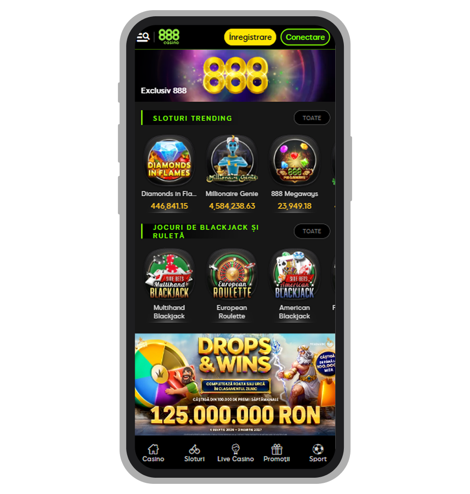 Jocuri exclusive 888casino