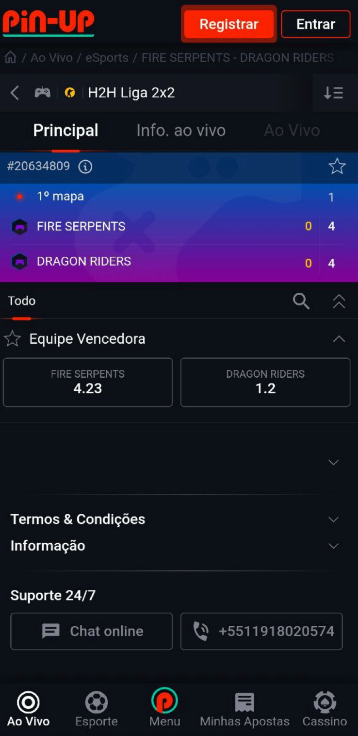 A seção de eSports