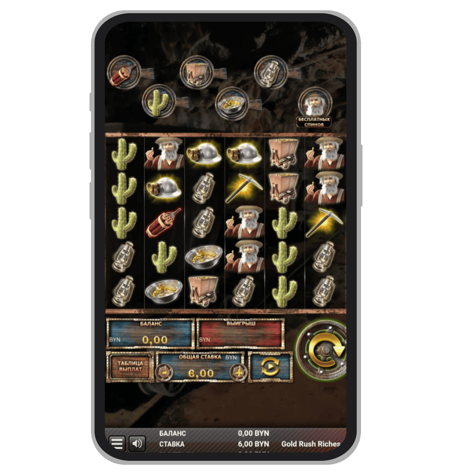 Видеослот Gold Rush Riches