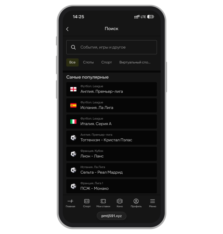 Функция поиска