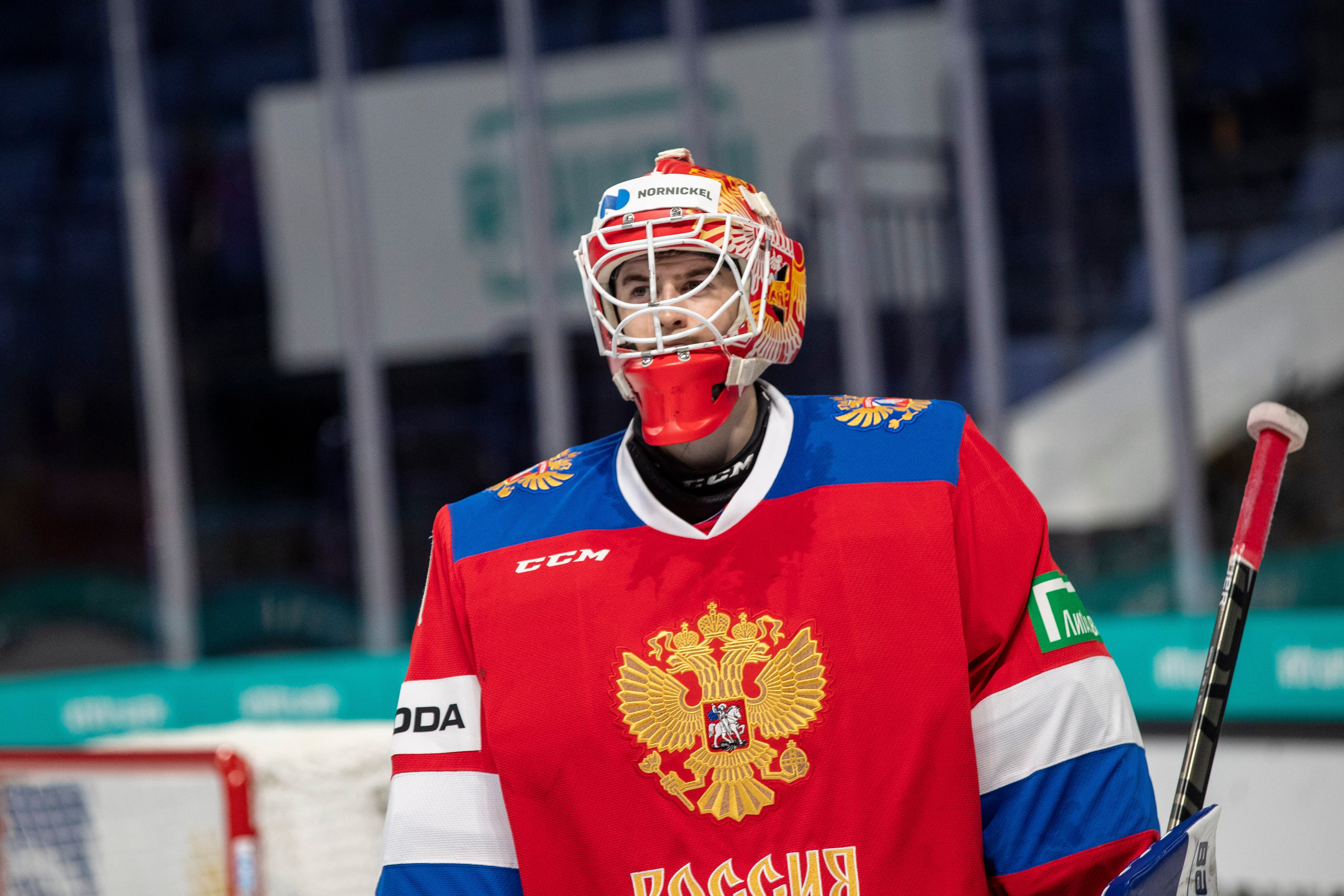 Вратарь «Сан-Хосе» Аскаров признан первой звездой матча с «Бостоном».