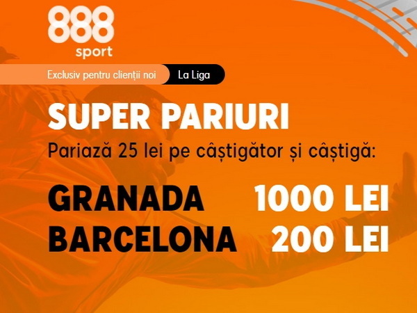 legalbet.ro: Cote foarte atractive la 888 Sport pentru duelul dintre andaluzi şi catalani!.