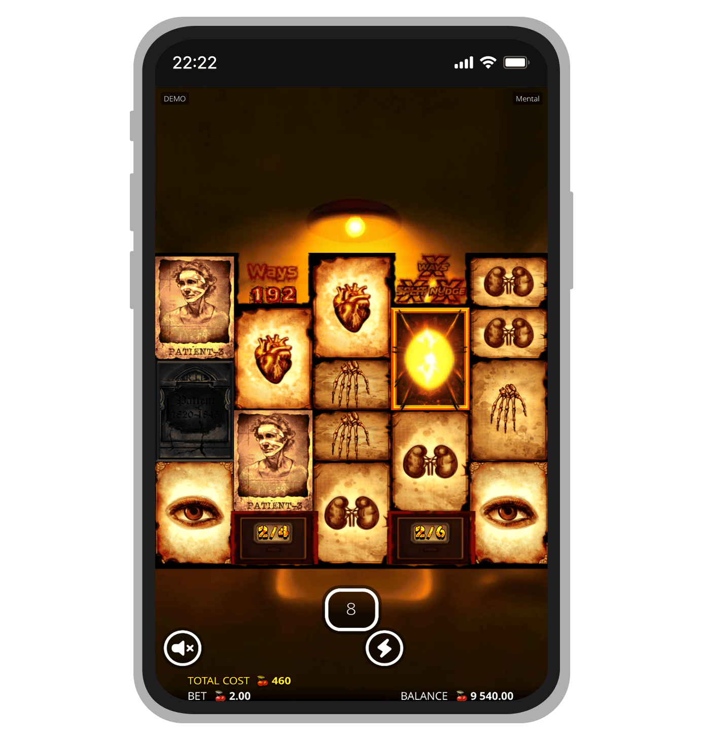 Režim Free Spins u Mental