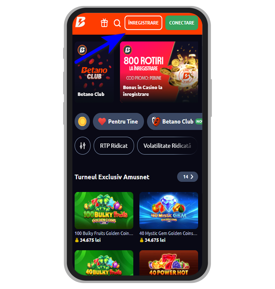 Pagina principală Betano Casino