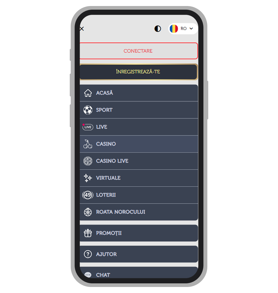 Meniul lateral la Seven