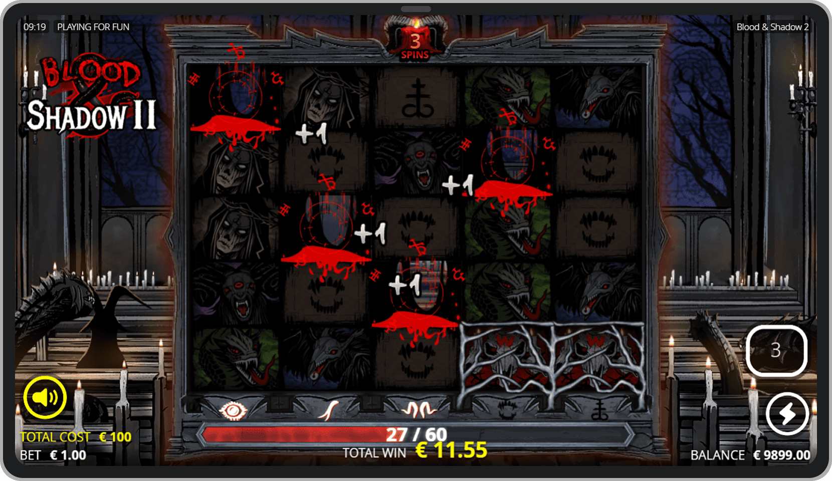 Candle Spins Bonus Game