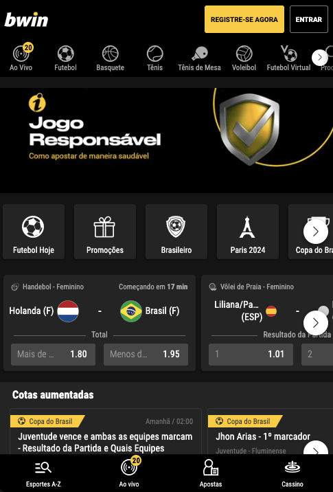 Bwin apostas online