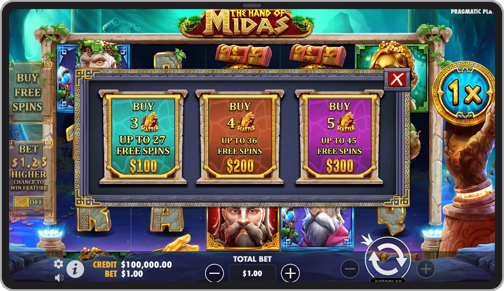 Meni kupovine bonusa