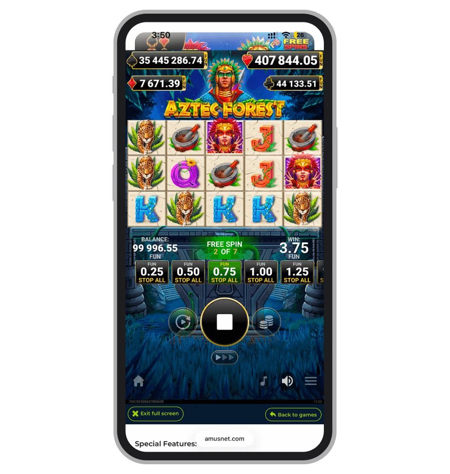 Aztek Forest бонус-раунд