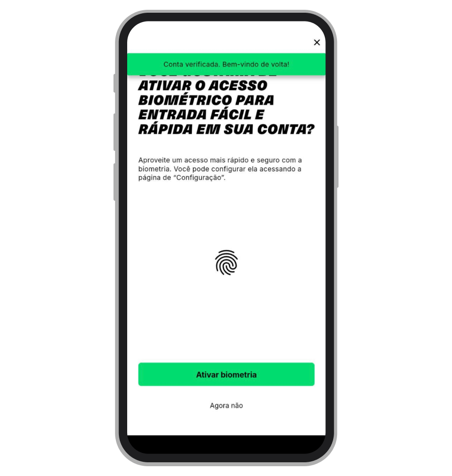 Login por biometria
