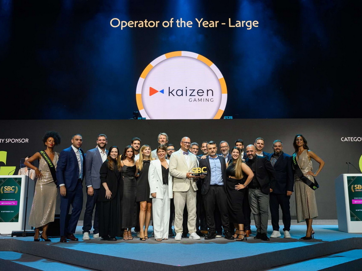 legalbet.ro: Kaizen Gaming, desemnată „Operatorul Anului” la SBC Awards 2025.