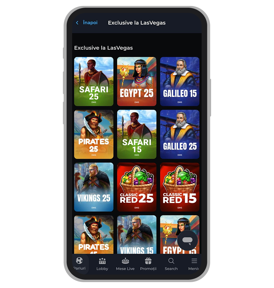 Jocuri DMS Exclusive Las Vegas Casino