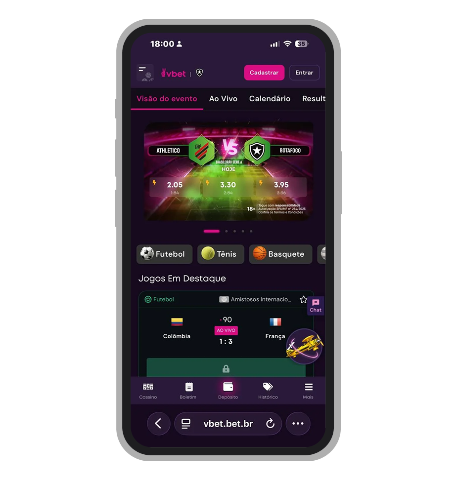 VBET é uma ótima escolha para apostar com R$ 10 