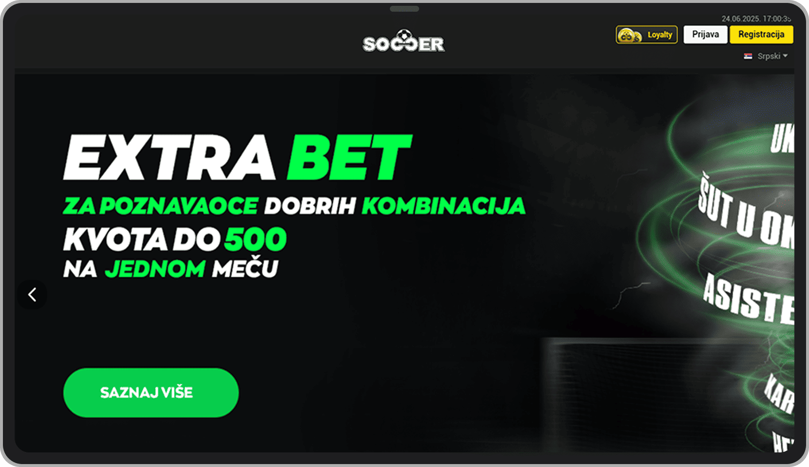 Soccer Bet websajt