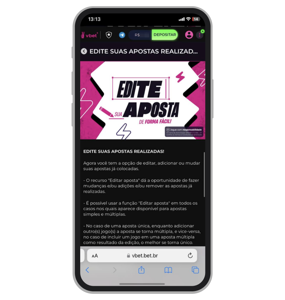 Edite aposta 