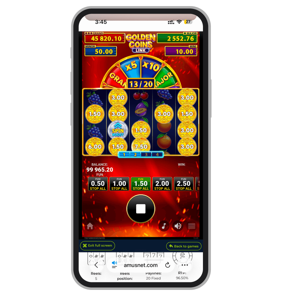 20 Glossy Hot бонус-раунд