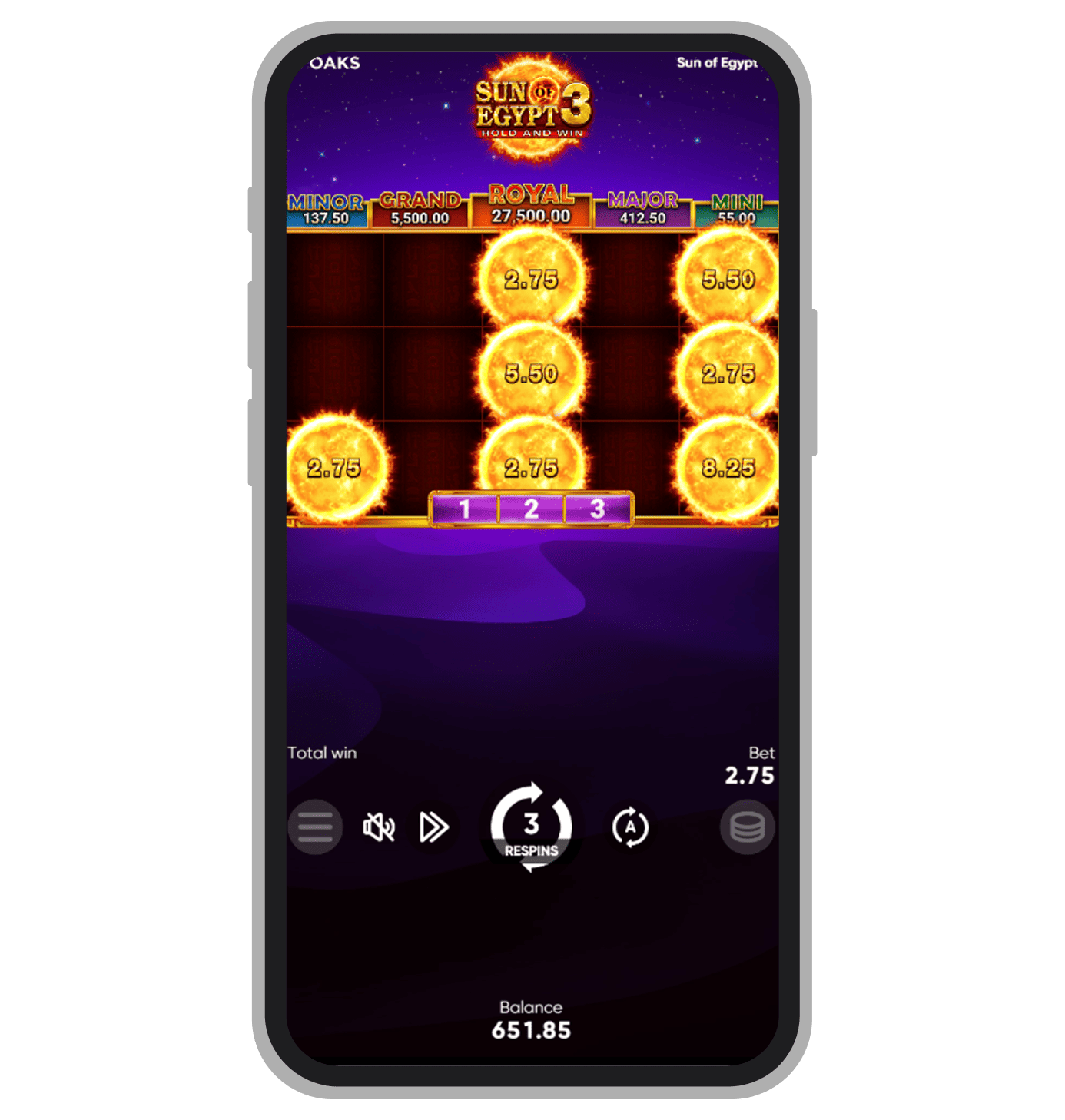 Респины в Sun of Egypt 3