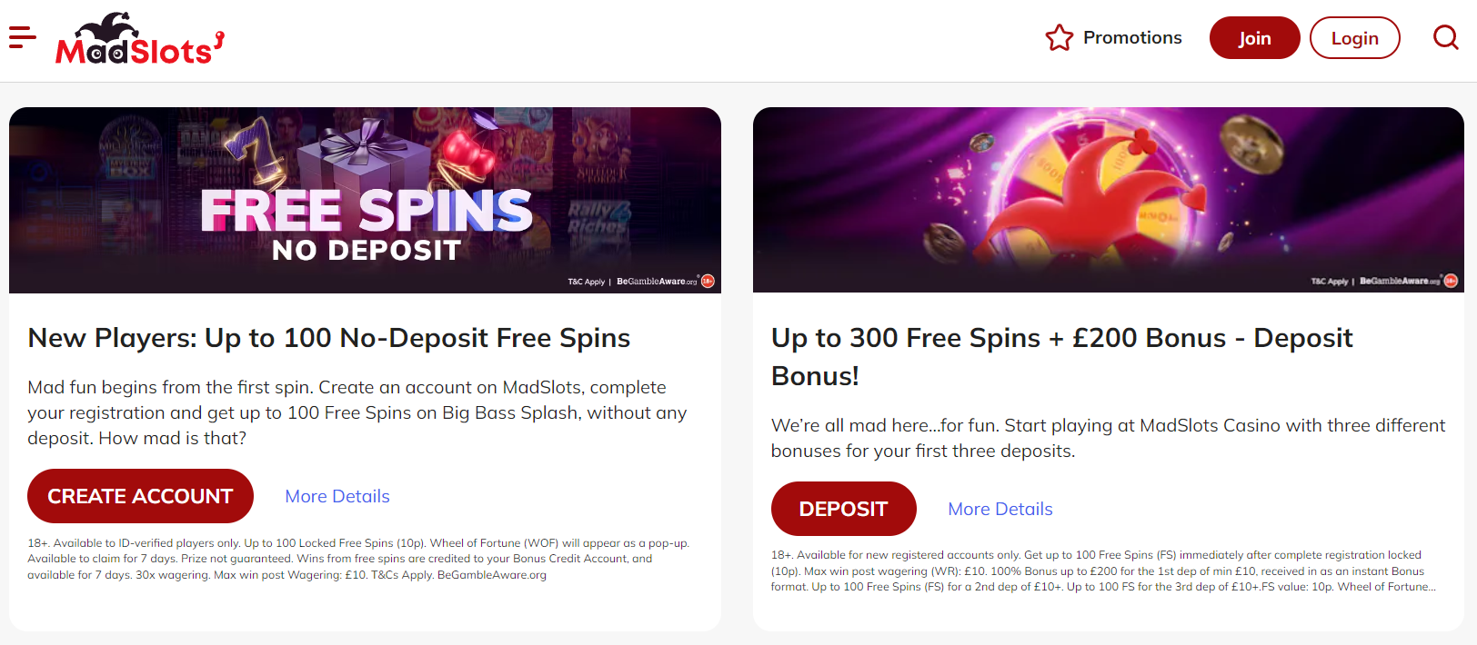 MadSlots promo page