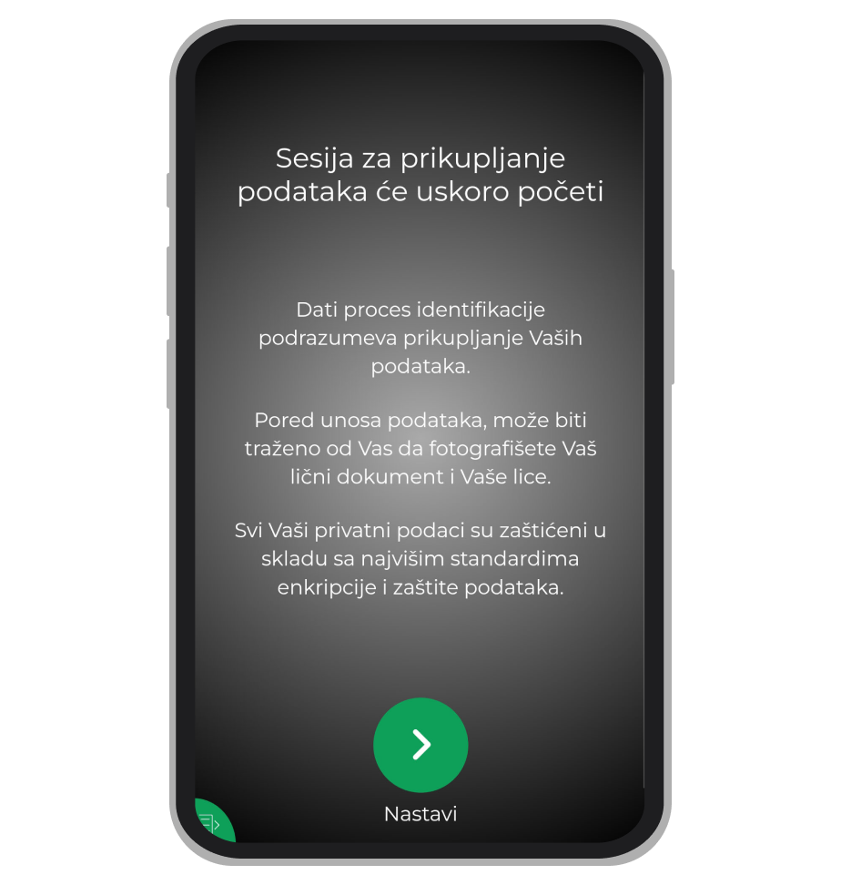 Slanje dokumenata za verifikaciju