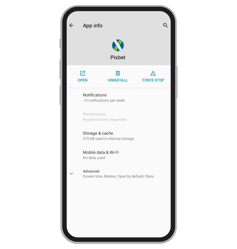 O app não ocupa muito espaço na memória 