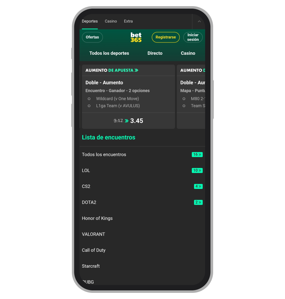 Aumento de Apuesta