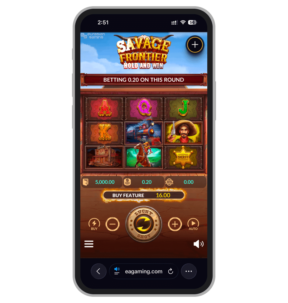 Savage Frontier Hold and Win