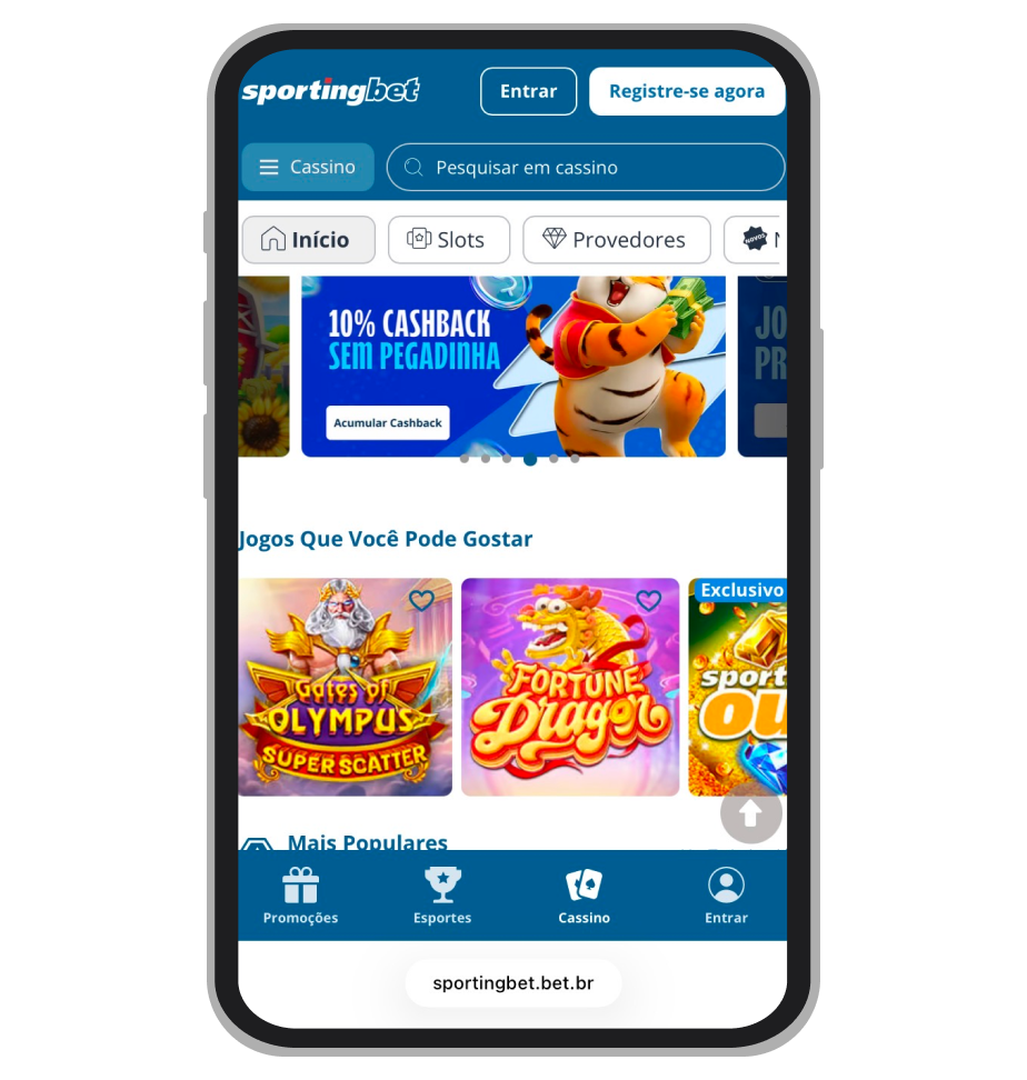 Cassino online da Sportingbet