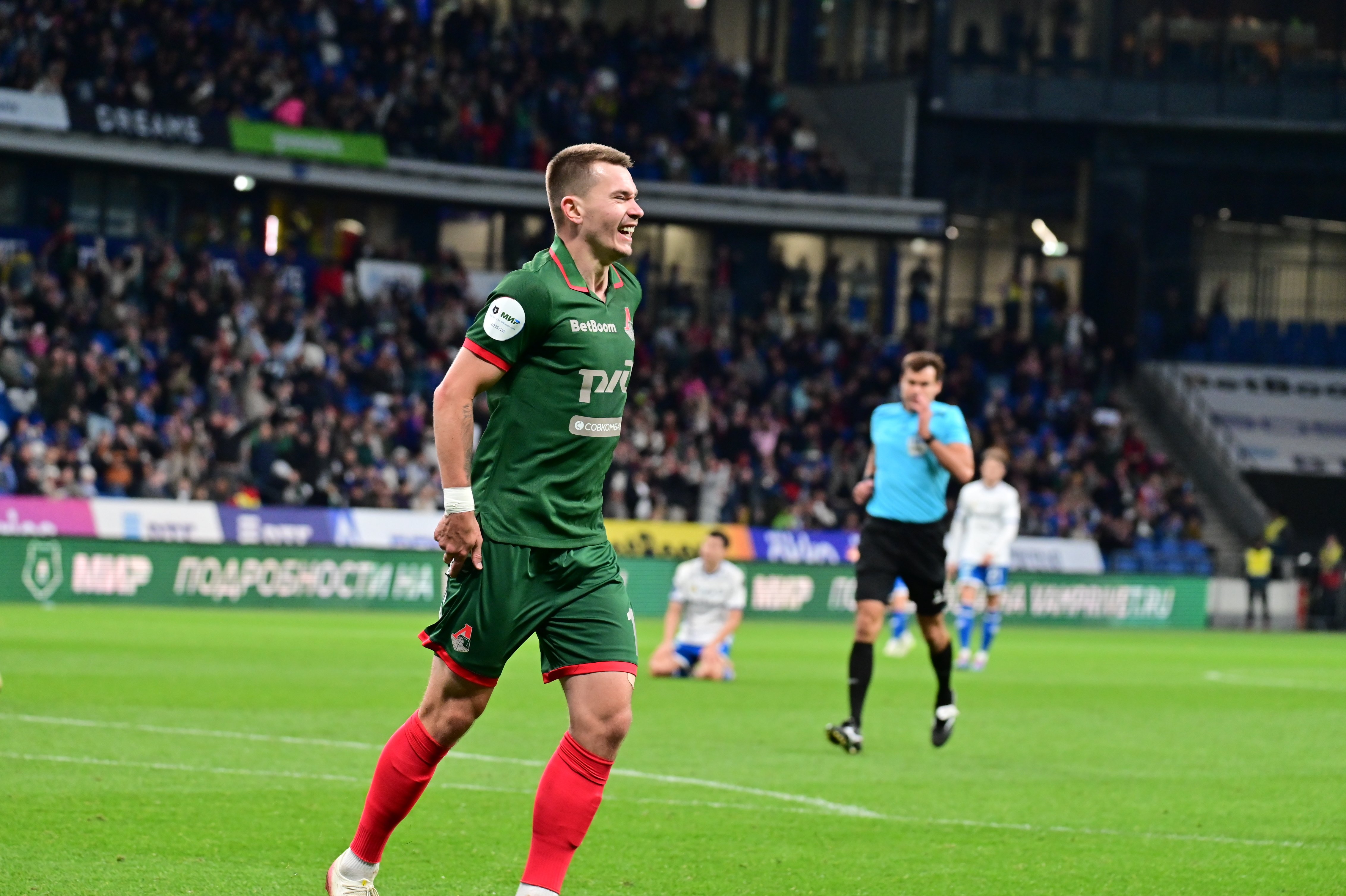 Форвард «Локомотива» Воробьёв признан лучшим игроком РПЛ в октябре.