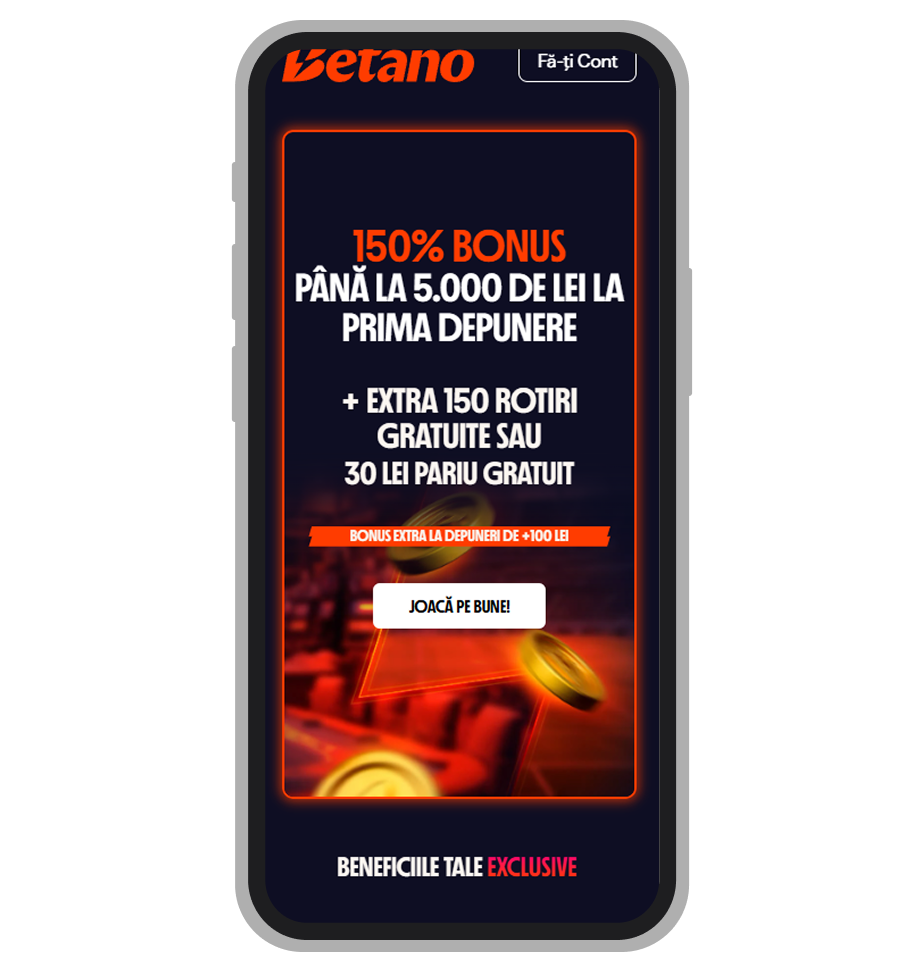 ferta de bun venit la Betano Casino