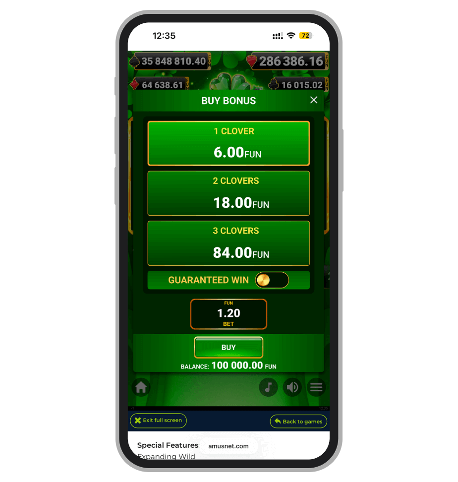 Повышенная ставка в 40 Lucky Wilds Hot