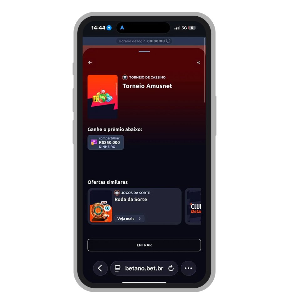 Torneio de Amusnet na Betano