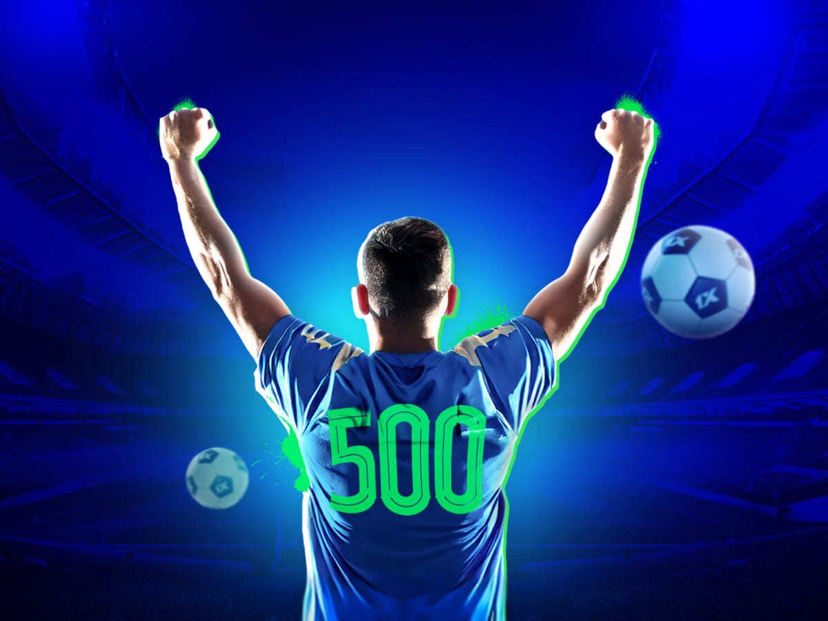 Keš bonus 1xBet 500 RSD.