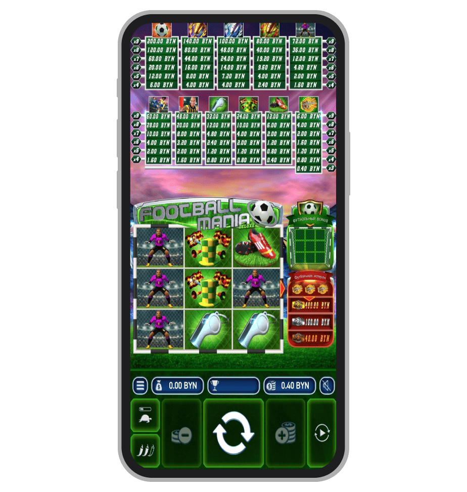 Видеослот Football Mania Deluxe