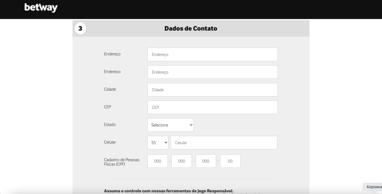 Dados de contato