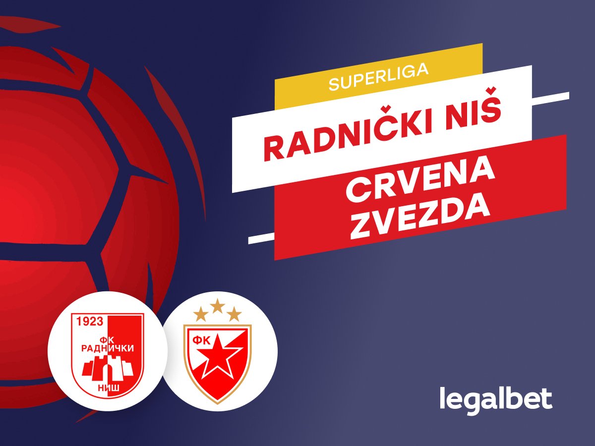 legalbet.rs: Radnički Niš vs Crvena Zvezda: Prognoza za Superligu Srbije 26. Oktobra.